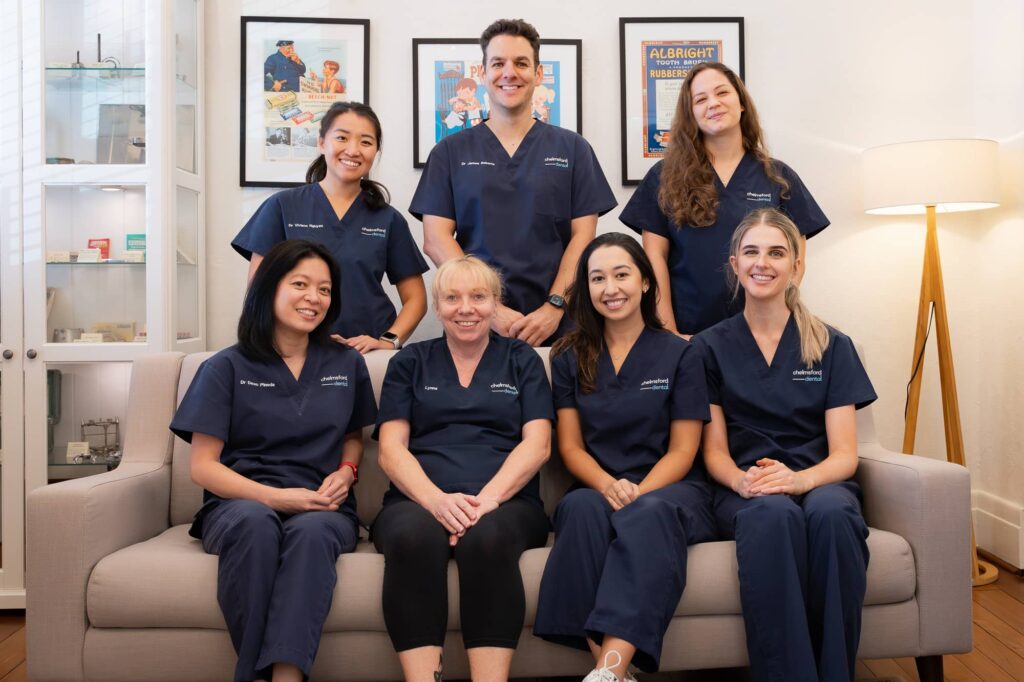 a team photo of chelmsford dental